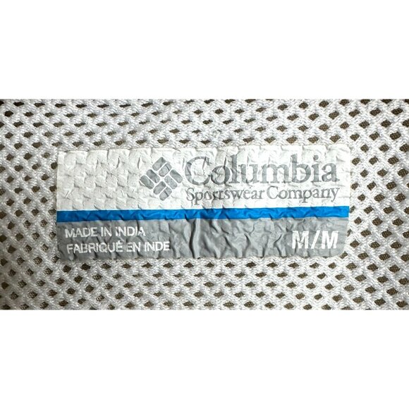 Columbia PFG Performance Fishing Gear Shirt Men's M/M Beige Vented Short Sleeve - Picture 2 of 15